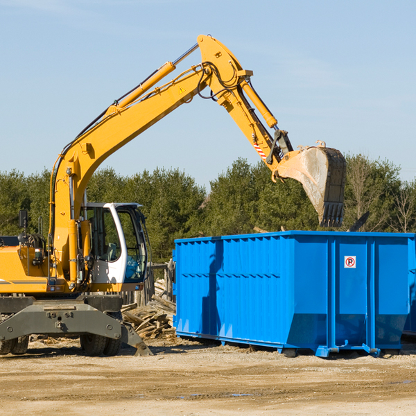 are there any restrictions on where a residential dumpster can be placed in Channelview